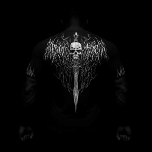 Oversized T-Shirt Gothic Graphic